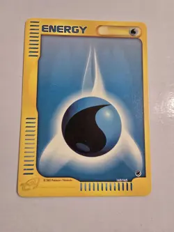 Pokemon Card Water Energy 165/165 Expedition Base Set 2002 NM - Image 1