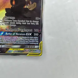 Marshadow & Machamp GX Full Art Holo Card 199/214 NM++/Mint Condition - Image 4