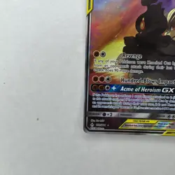Marshadow & Machamp GX Full Art Holo Card 199/214 NM++/Mint Condition - Image 5