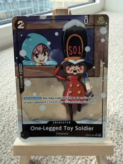 One-Legged Toy Soldier (Alt Art) OP05-081 ENGLISH ONE PIECE Card The Best PRB-01 - Image 1