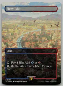 Fiery Islet (Borderless) R Universes Beyond: Assassin's Creed 112 NM - Image 1