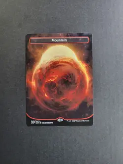 Mountain 243 (Borderless) Magic The Gathering Unfinity Regular Land NM - Image 2