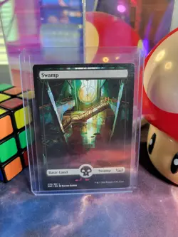 Swamp 276 Magic The Gathering Streets Of New Capenna Regular Full Art Land NM - Image 1