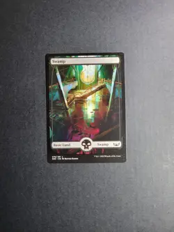 Swamp 276 Magic The Gathering Streets Of New Capenna Regular Full Art Land NM - Image 2