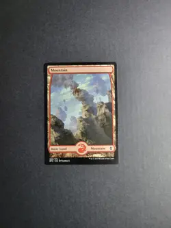 Mountain 269 Magic The Gathering Battle For Zendikar Regular Full Art Land NM - Image 2