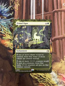 Primal Vigor Wilds of Eldraine: Enchanting Tales MTG NM - Image 1