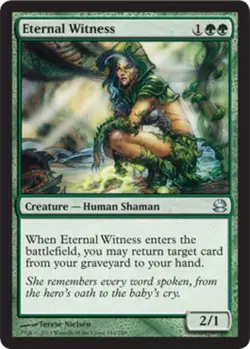 1x Eternal Witness Moderate Play MTG Magic - Kid Icarus - - Image 1