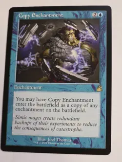 MTG - Copy Enchantment Retro Frame - Ravnica Remastered - Image 1