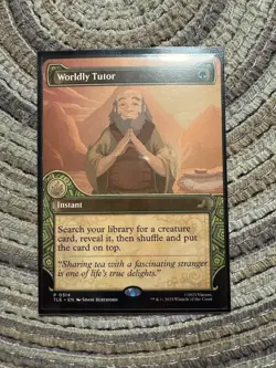 WORLDLY TUTOR [Showcase, Borderless] - Promo - TLE Avatar Eternal MTG 0314 Iroh - Image 1