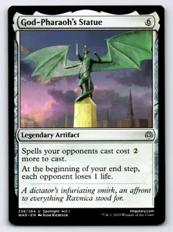 God-Pharaoh's Statue U War of the Spark # 238 NM Normal - Image 1