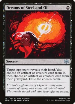 DREAMS OF STEEL AND OIL x4 mtg NM-M The Brothers War 4 Unc - Image 1