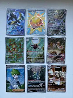 (9) Mega Evolutions Illustration Rare Lot Pokemon Gong Shuckle Wally's Spearow - Image 1