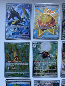(9) Mega Evolutions Illustration Rare Lot Pokemon Gong Shuckle Wally's Spearow - Image 2