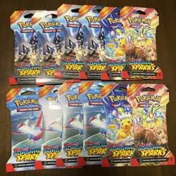 Pokemon TCG: Surging Sparkes Sleeved Blister Packs X 12 - Image 1