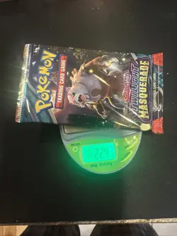 🔥22.4g! 🔥HEAVY Weight Pokemon TCG Twilight Masquerade Booster Pack - Image 1