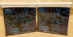 Phantasmal Flames Pokemon Center ETB Elite Trainer Box Lot of 2 Shipped W/ Cases - Image 1
