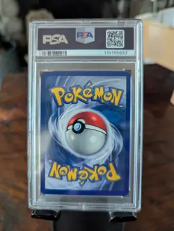 1999 Pokemon Machop #052 (Shadowless) 1st edition PSA 8 - Image 2