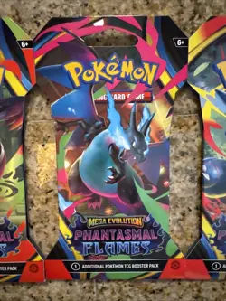 Sealed Pokemon Mega Evolution Phantasmal Flames and surging sparks 12 packs tota - Image 4