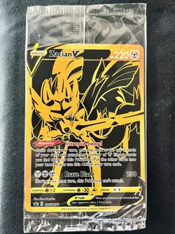 Zacian V SWSH076 Black Star Promo SEALED - SWSH Ultra Premium Collection Pokemon - Image 1