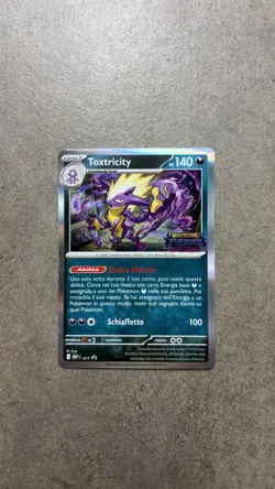 TOXTRICITY MEP 017 POKEMON MEGAEVOLUZIONE FIAMME SPETTRALI PROMO 2025 NM STAMPED - Image 1