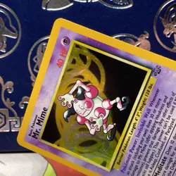 Pokemon TCG Mr. Mime 6/64 Jungle Unlimited Holo 1999 LP - Image 3