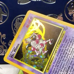 Pokemon TCG Mr. Mime 6/64 Jungle Unlimited Holo 1999 LP - Image 4