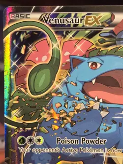 2016 Pokemon - Venusaur EX - XY123 Black Star Promo XY Holo - LP - Image 4