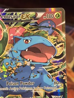 2016 Pokemon - Venusaur EX - XY123 Black Star Promo XY Holo - LP - Image 5