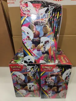 Three(3) Pokemon Phantasmal Flames Booster Boxes New/ENGLISH Factory Sealed - Image 2