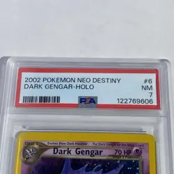 Pokemon Neo Destiny Dark Gengar-Halo PSA 7 Near Mint, 2002 - Image 3