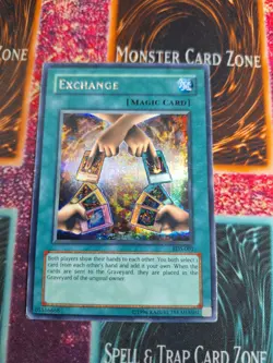 Yu-Gi-Oh! TCG Exchange EDS-001 Prismatic Secret Rare Moderately Played - Image 1
