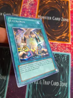 Yu-Gi-Oh! TCG Exchange EDS-001 Prismatic Secret Rare Moderately Played - Image 2