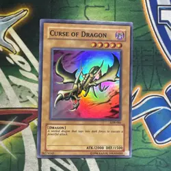 Yugioh! Curse of Dragon LOB-066 Super Rare Unlimited NM - Image 1