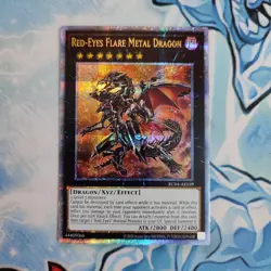 Yugioh Asian English Red Eyes Flare Metal Dragon RC04-AE039 QCSE Original - Image 1