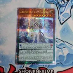 Yugioh Asian English Supreme King Gate Magician AGOV-AE001 QCSE Original - Image 1