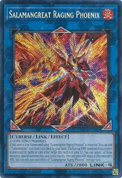 Yugioh! Salamangreat Raging Phoenix - RA04-EN083 - Secret Rare - 1st Edition Nea - Image 1