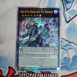 Yugioh Asian English Odd Eyes Rebellion Xyz Dragon ES01-AE041 QCSE Original - Image 1