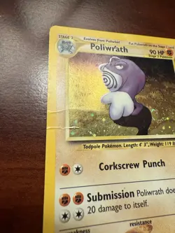 Poliwrath 9/75 Neo Discovery 2001 Holo Rare Pokemon Card TCG - Image 3
