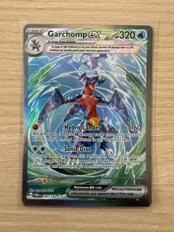 Pokemon TCG Garchomp EX 245/182 Paradox Rift Special Illustration Rare Card NM/M - Image 3