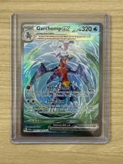 Pokemon TCG Garchomp EX 245/182 Paradox Rift Special Illustration Rare Card NM/M - Image 4