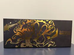 One Piece 2nd Anniversary Set JP NO PROMO - Only Box, Playmat, Sleeves, card box - Image 1