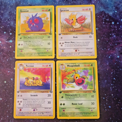 4x 1st Edition Jungle Set Card Pokemon CARDS TCG 1999 RARE VINTAGE Lot - Image 1
