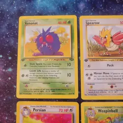 4x 1st Edition Jungle Set Card Pokemon CARDS TCG 1999 RARE VINTAGE Lot - Image 2