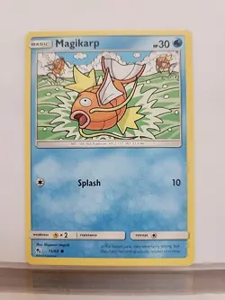 Pokemon Hidden Fates Magikarp Common Card 15/68 NM - Image 1