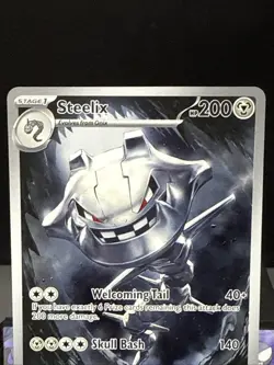 Pokemon Card Steelix 150/132 Illustration Rare Mega Evolution Near Mint - Image 2