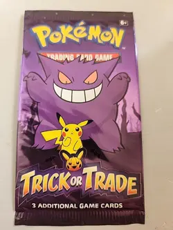 Pokemon Card - Trick or Trade - Halloween - 3 Card Booster Pack - Image 1