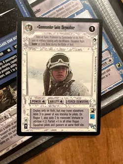 Star Wars CCG Complete Hoth Limited Black Border Set 162 Cards LP-NM - Image 2