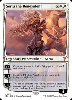 MTG - Serra the Benevolent - White Border - MB 2 - Magic the Gathering - Image 1