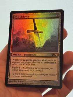 1X FOIL Worldslayer NM MTG Magic M12 Core Set 2012 Rare Equipment Staple EDH - Image 1