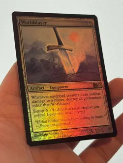 1X FOIL Worldslayer NM MTG Magic M12 Core Set 2012 Rare Equipment Staple EDH - Image 3